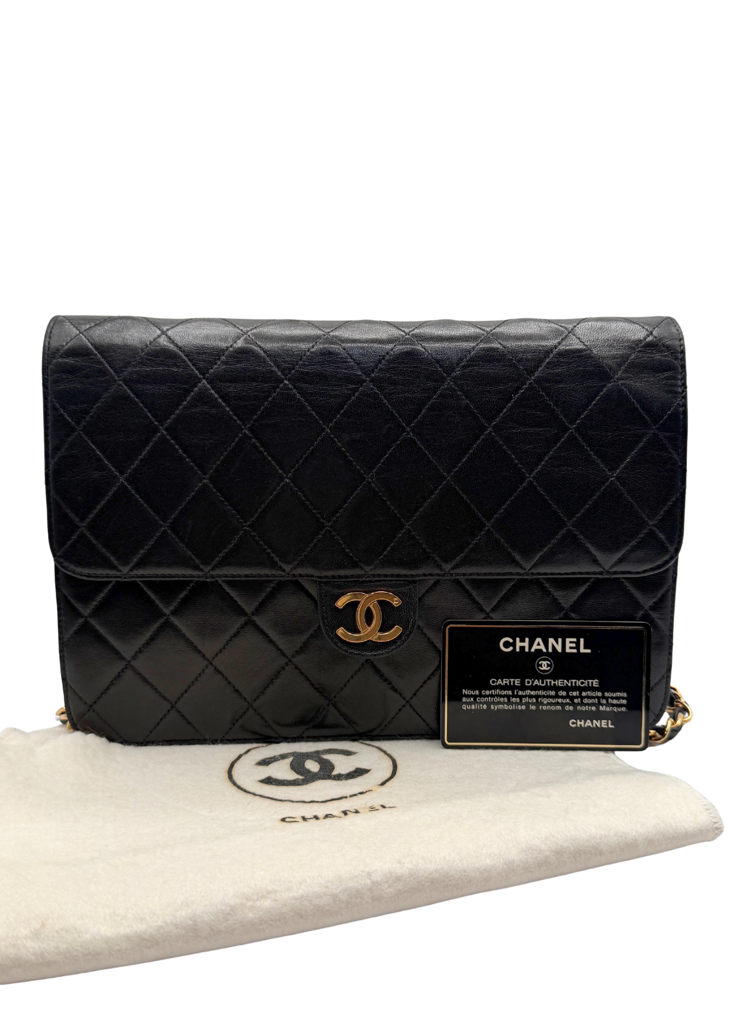 CHANEL MATELASSÉ SINGLE FLAP BAG
