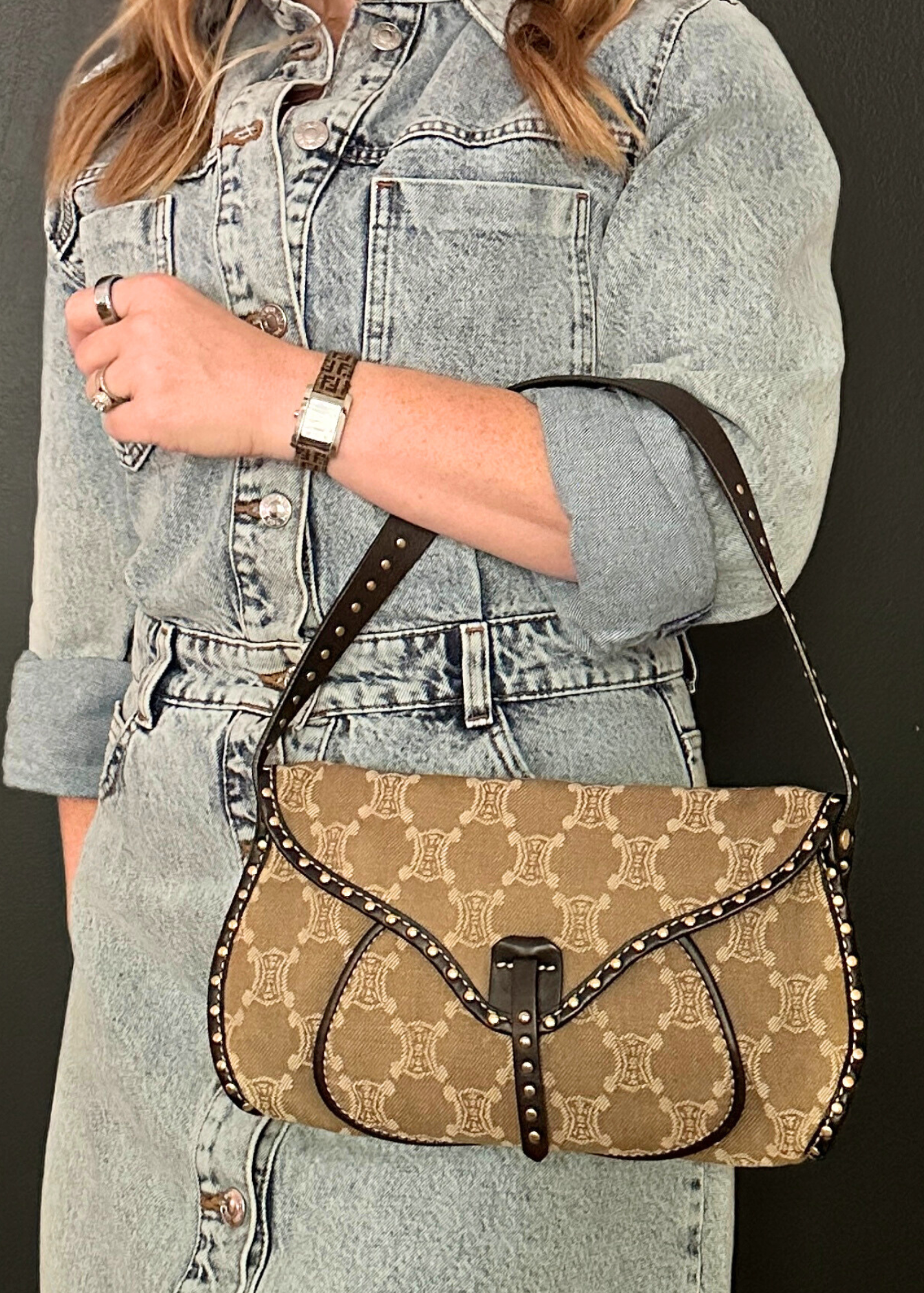 CELINE TRIOMPHE SHOULDER BAG