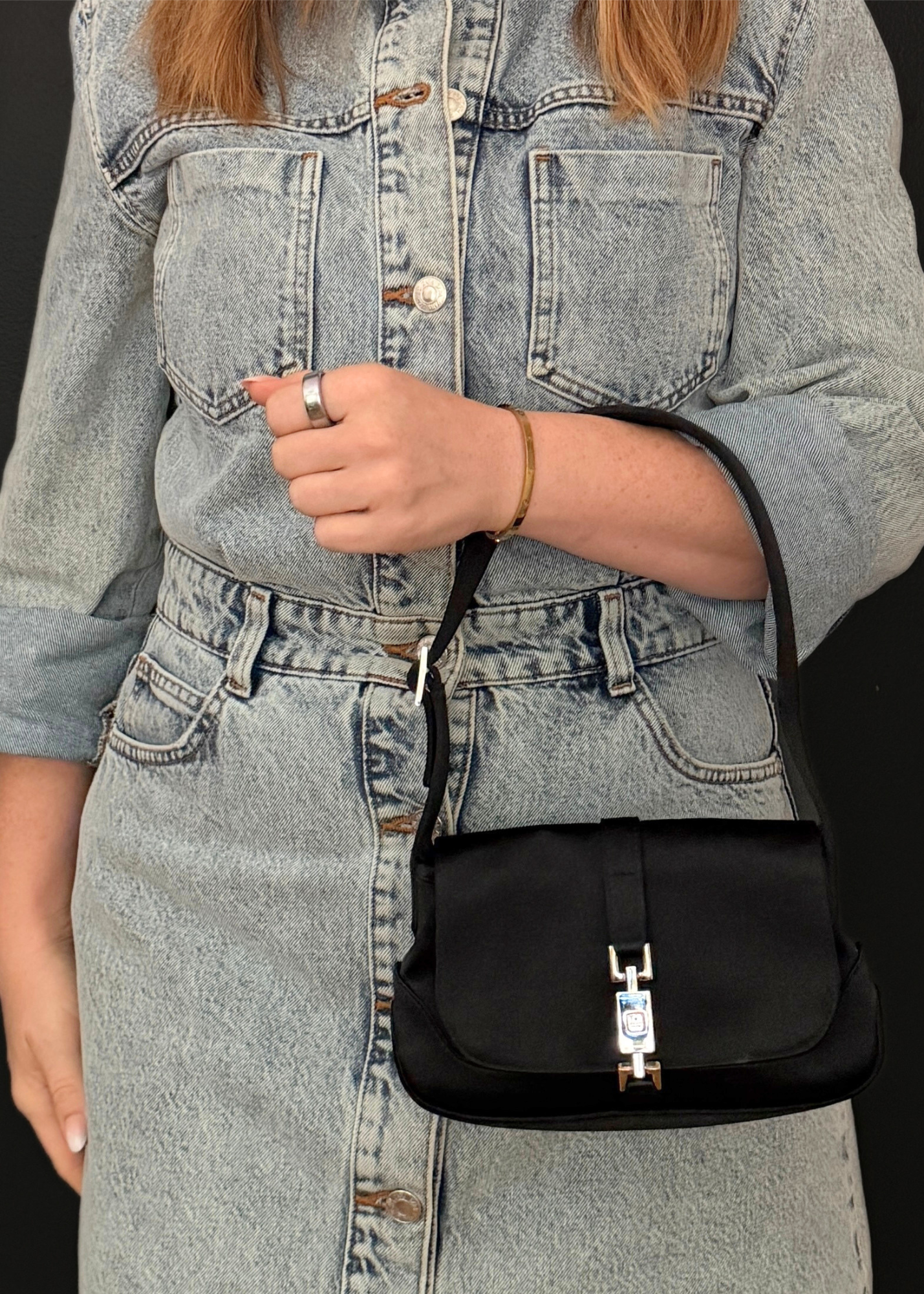 GUCCI SATIN MINI JACKIE
