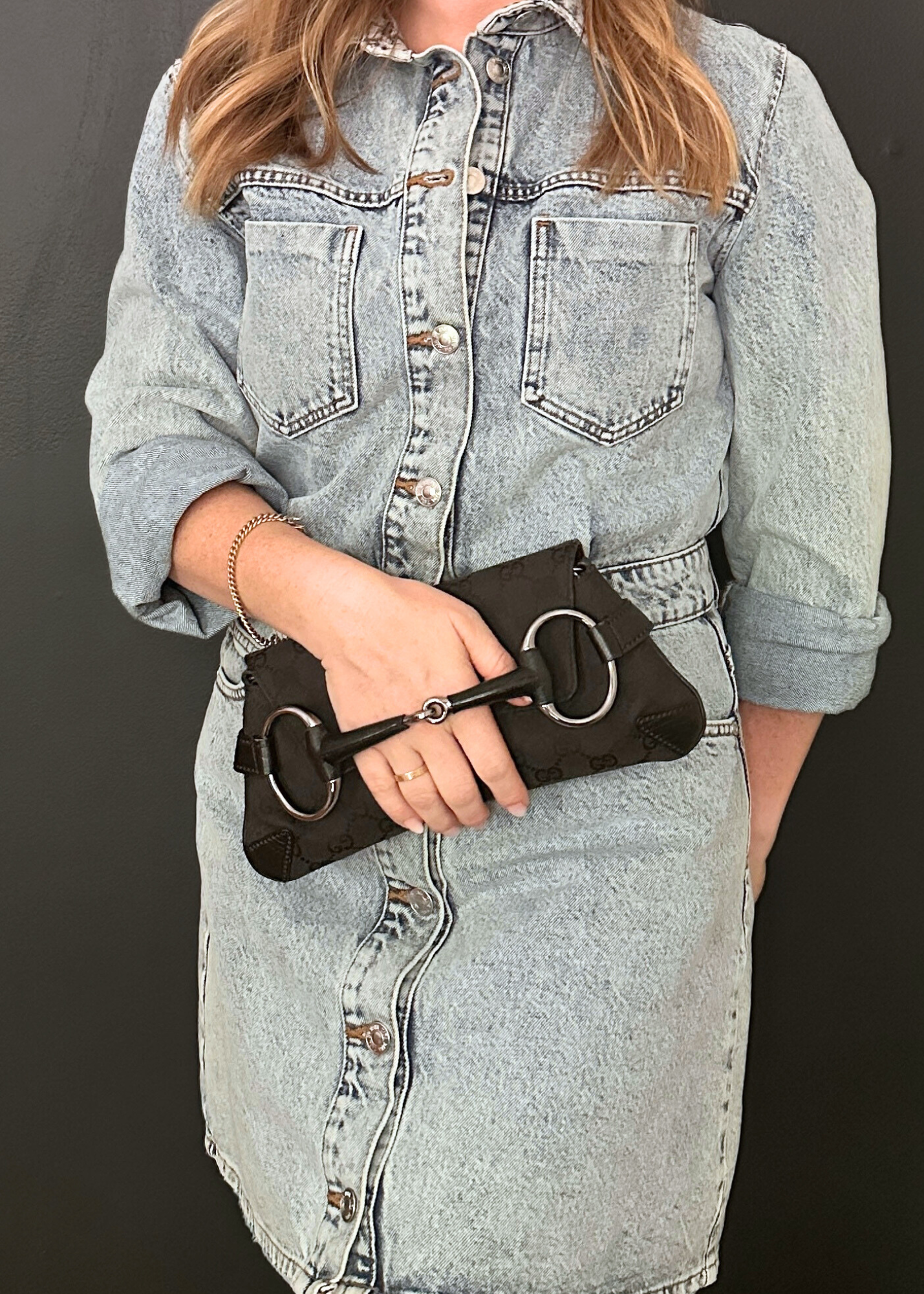 GUCCI HORSEBIT CLUTCH & SHOULDER BAG