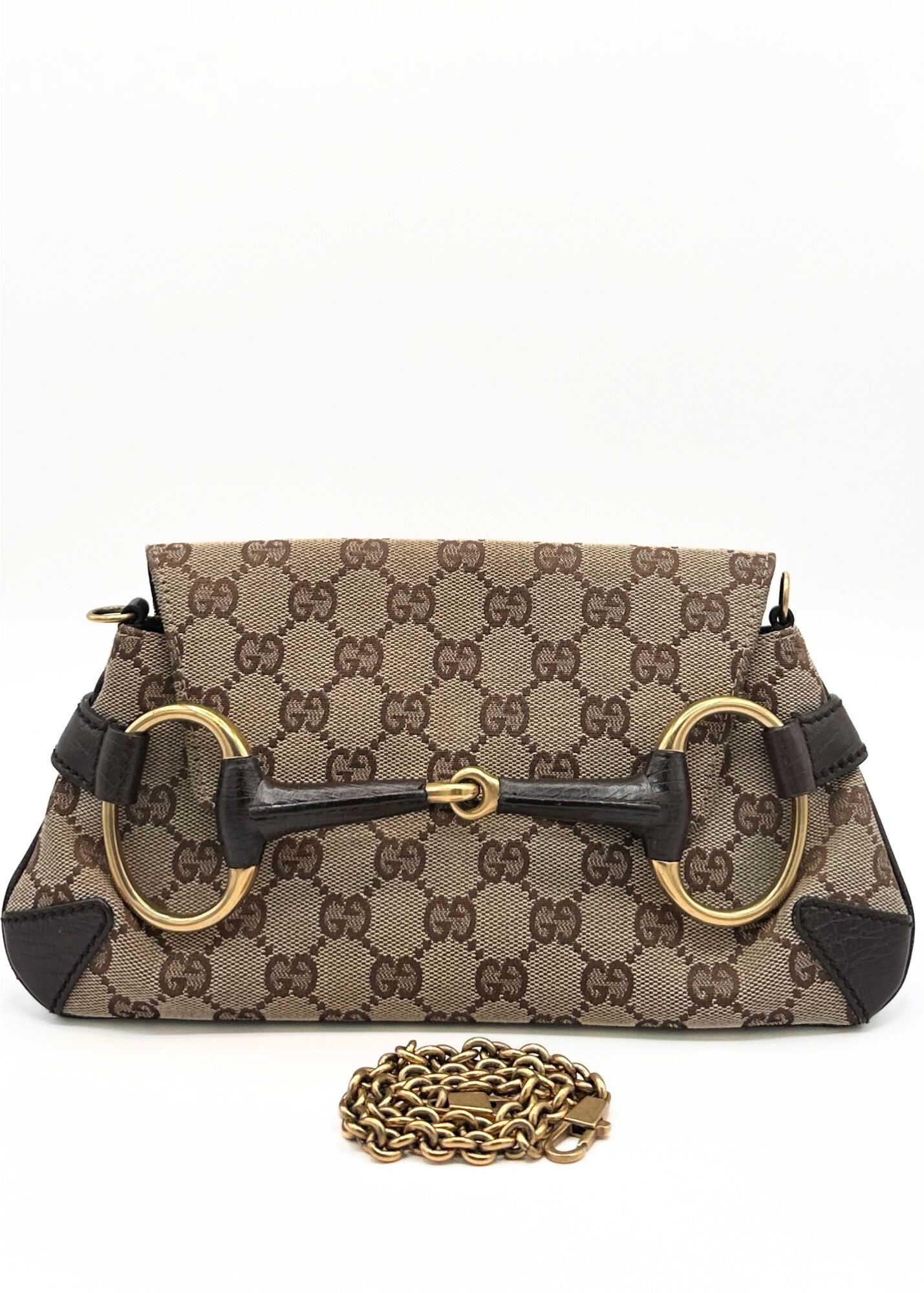 GUCCI HORSEBIT CLUTCH & SHOULDER BAG