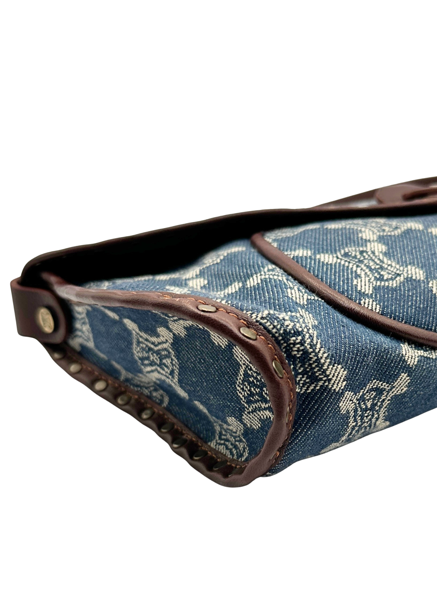 CELINE DENIM TRIOMPHE SHOULDER BAG