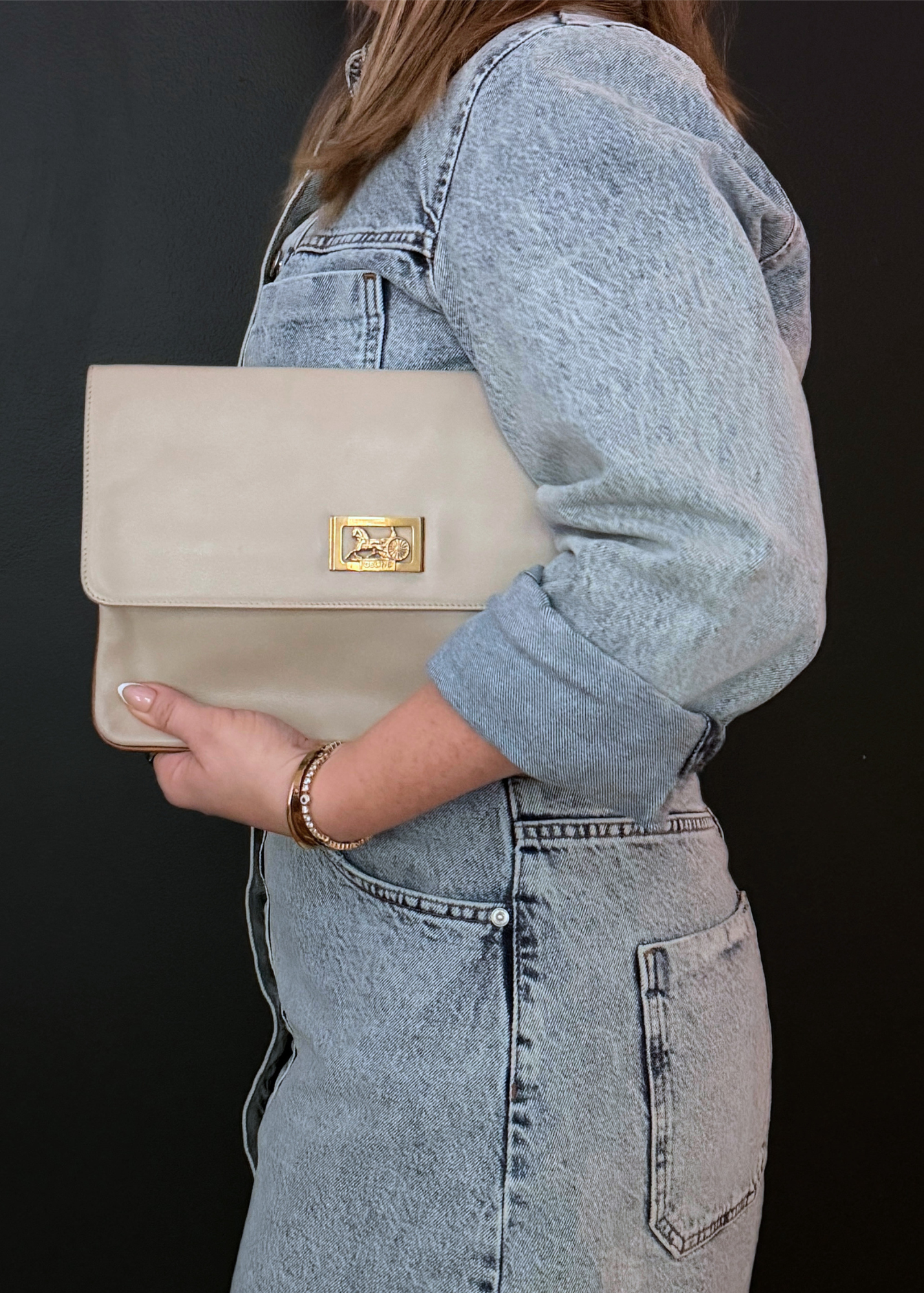 CELINE HORSE CARRIAGE CLUTCH