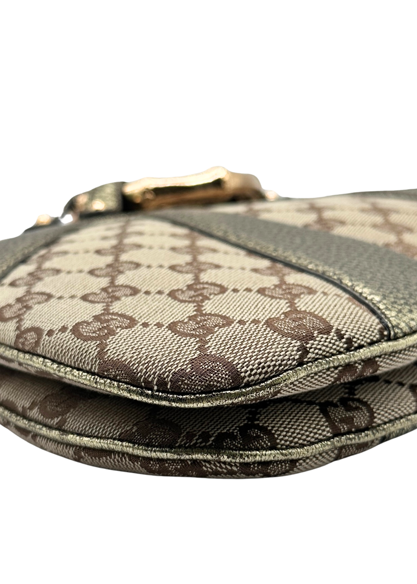 Gucci Monogram Bamboo Ring Bag