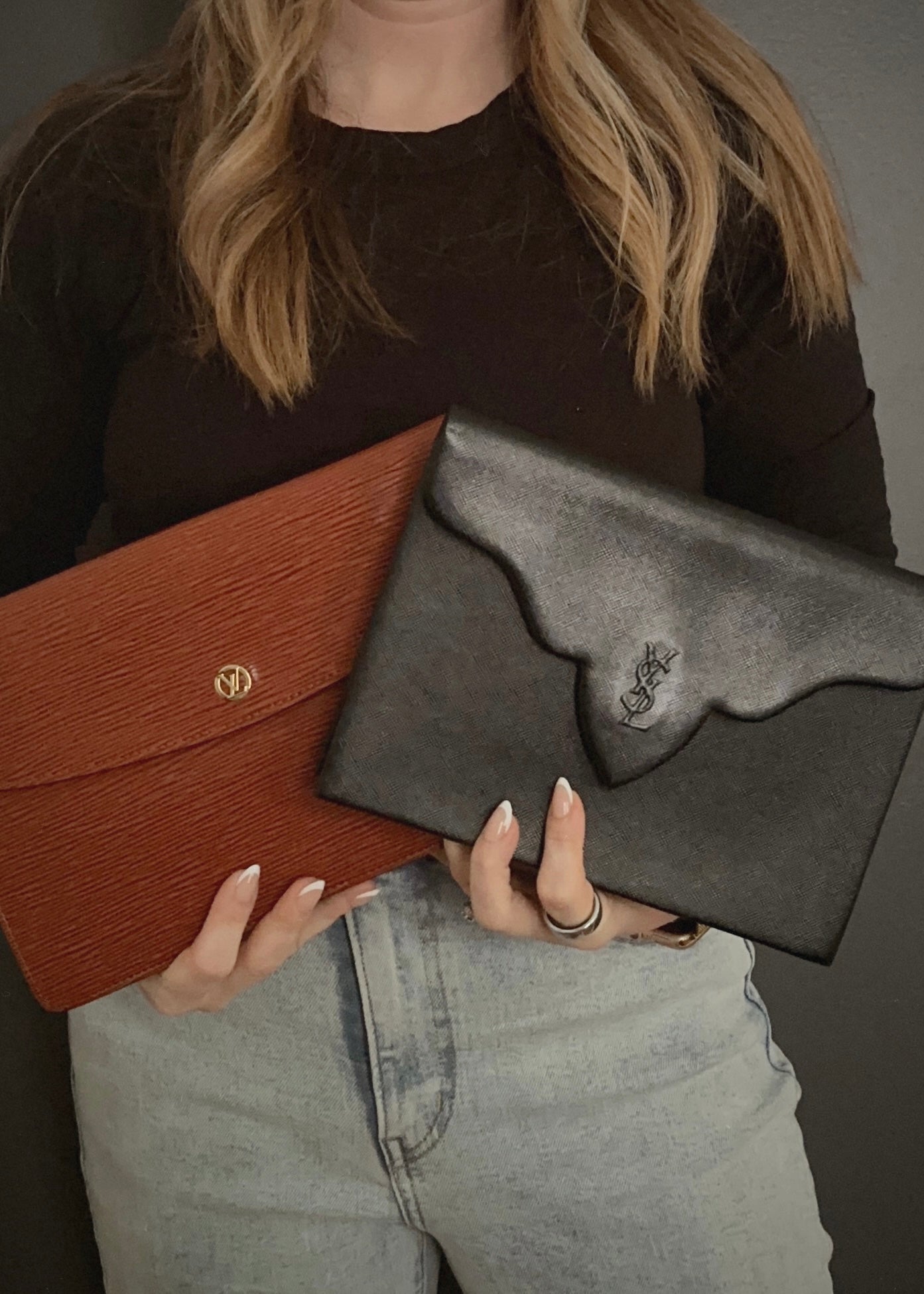 Louis Vuitton Epi Leather Clutch