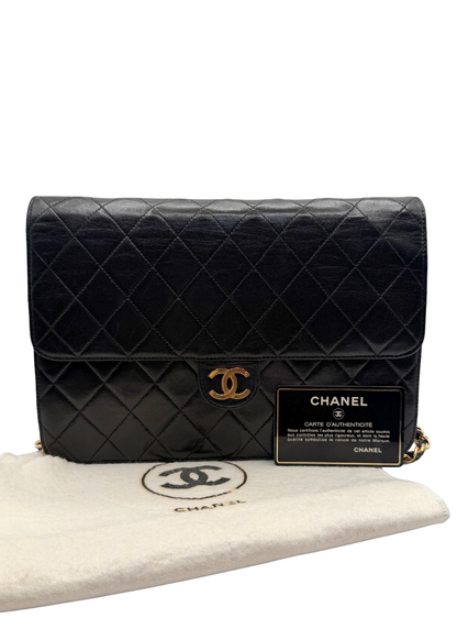 CHANEL MATELASSÉ SINGLE FLAP BAG