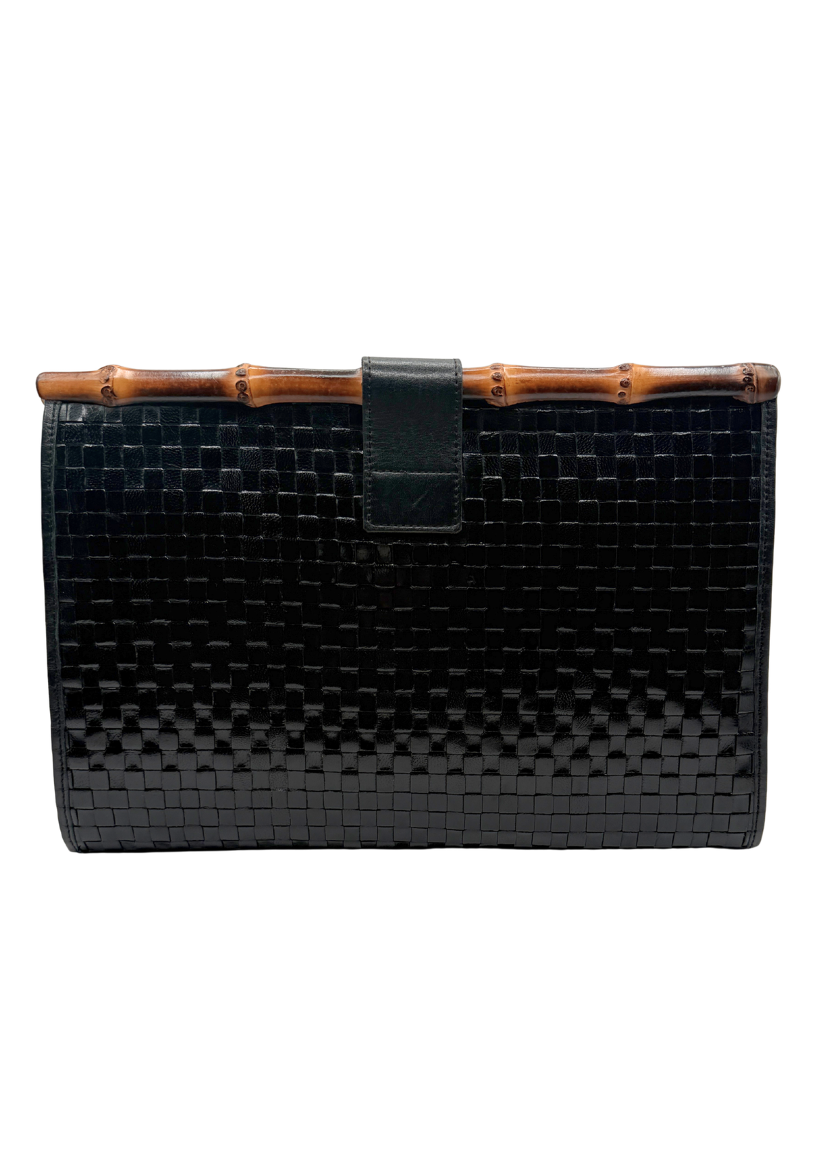 ULTRA-RARE YVES SAINT LAURENT BAMBOO CLUTCH