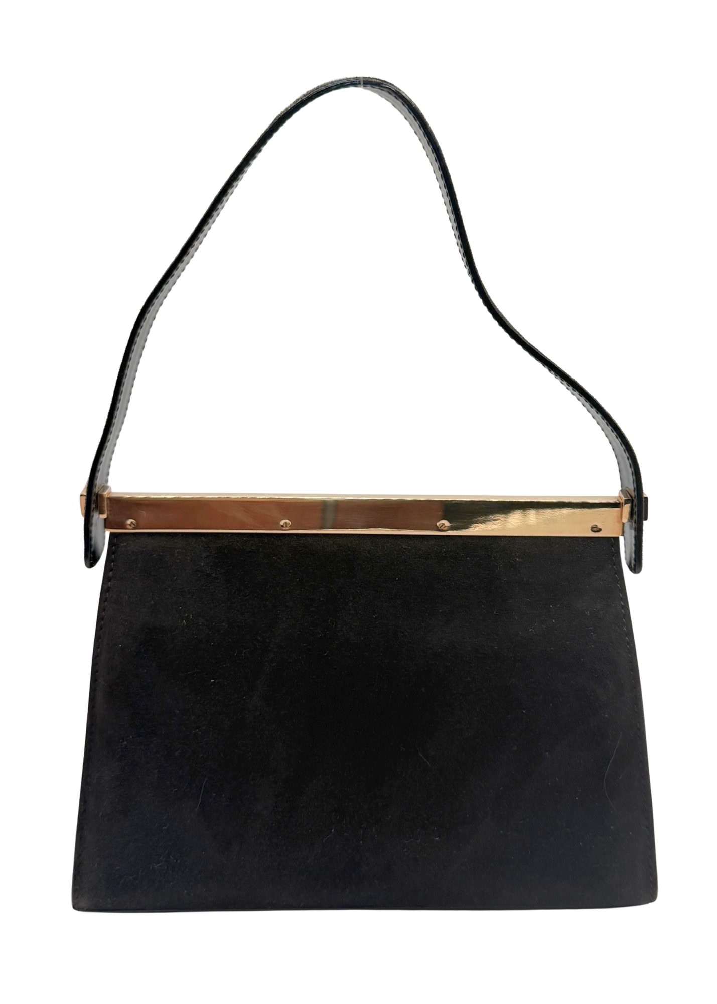 GUCCI SUEDE FLAP BAG