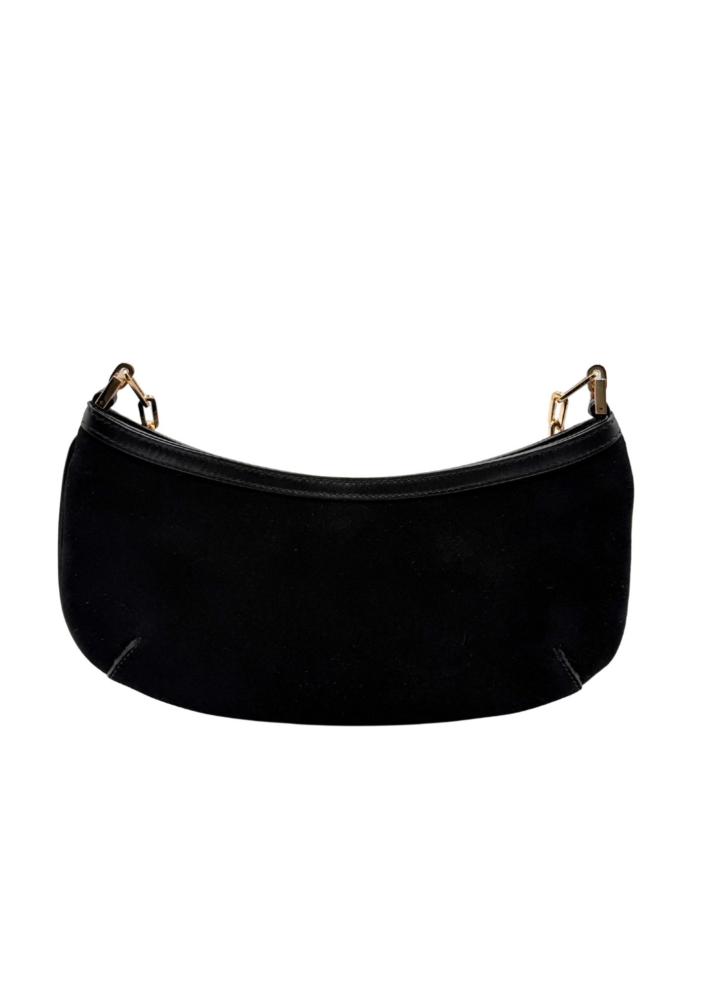 GUCCI TIGER HEAD SUEDE BAG