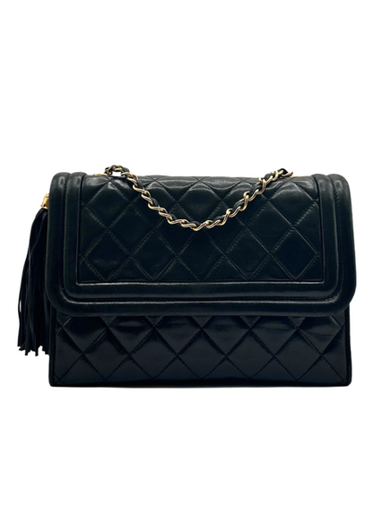 Chanel Quilted Tassel Flap Bag