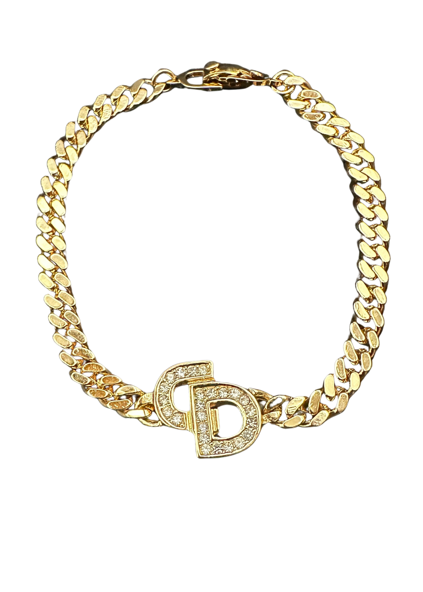 Christian Dior CD Chain Bracelet