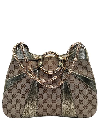 GUCCI BAMBOO RING SHOULDER BAG