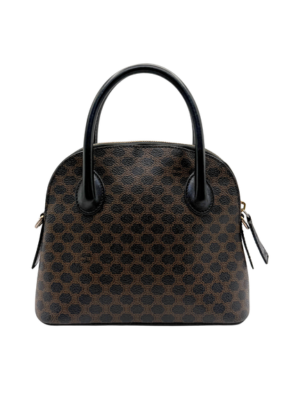 RARE CELINE MACADAM TOP HANDLE CROSSBODY BAG