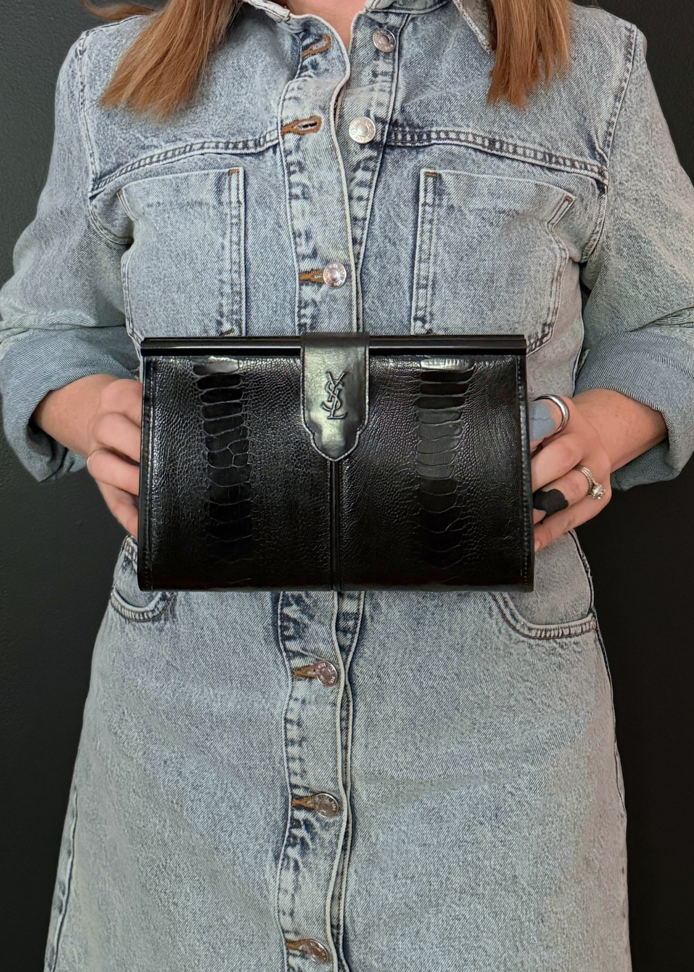 RARE YVES SAINT LAURENT CLUTCH