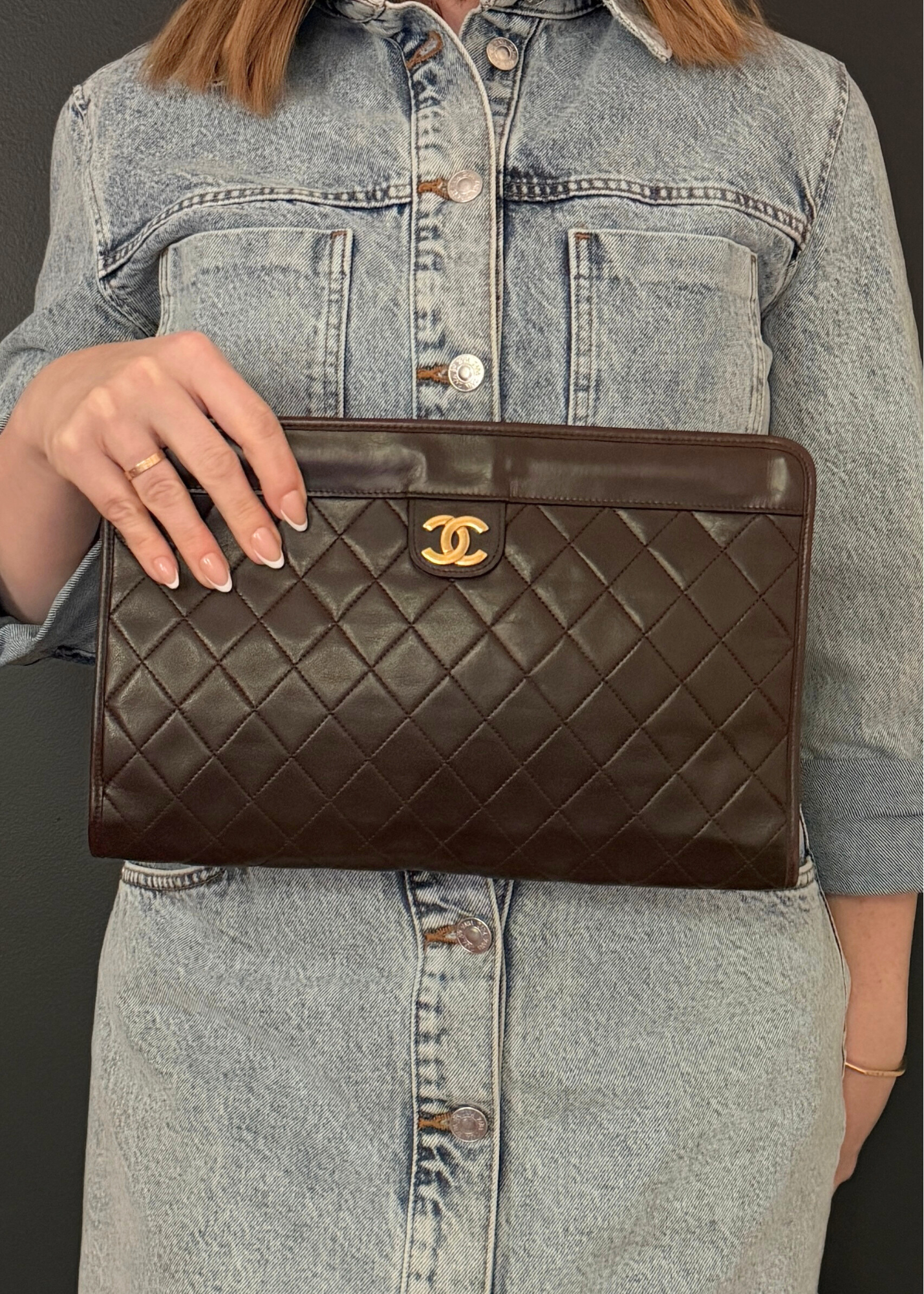CHANEL MATELASSÉ CLUTCH