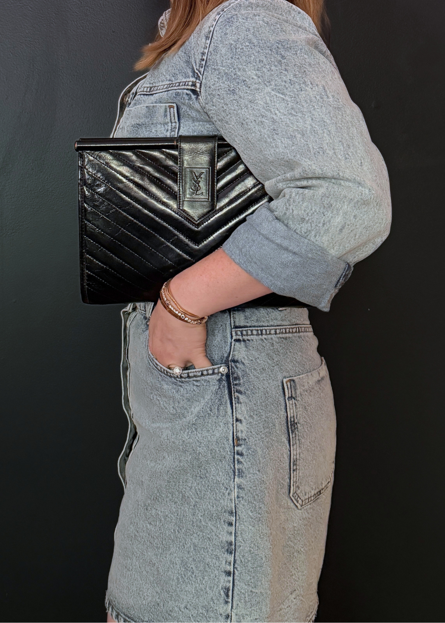 YVES SAINT LAURENT CLUTCH