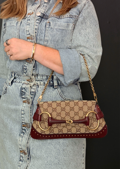 GUCCI HORSEBIT CLUTCH & SHOULDER BAG