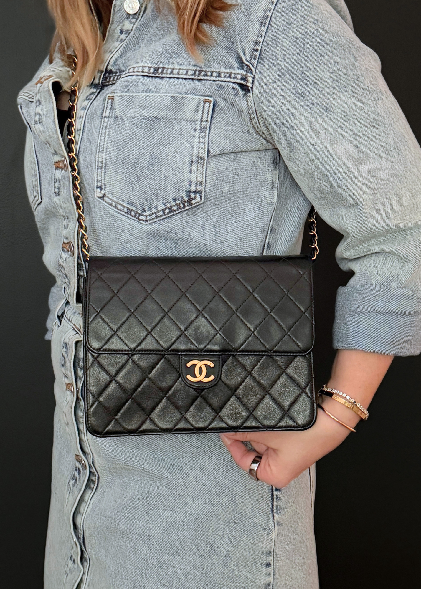 CHANEL MATELASSÉ SINGLE FLAP BAG