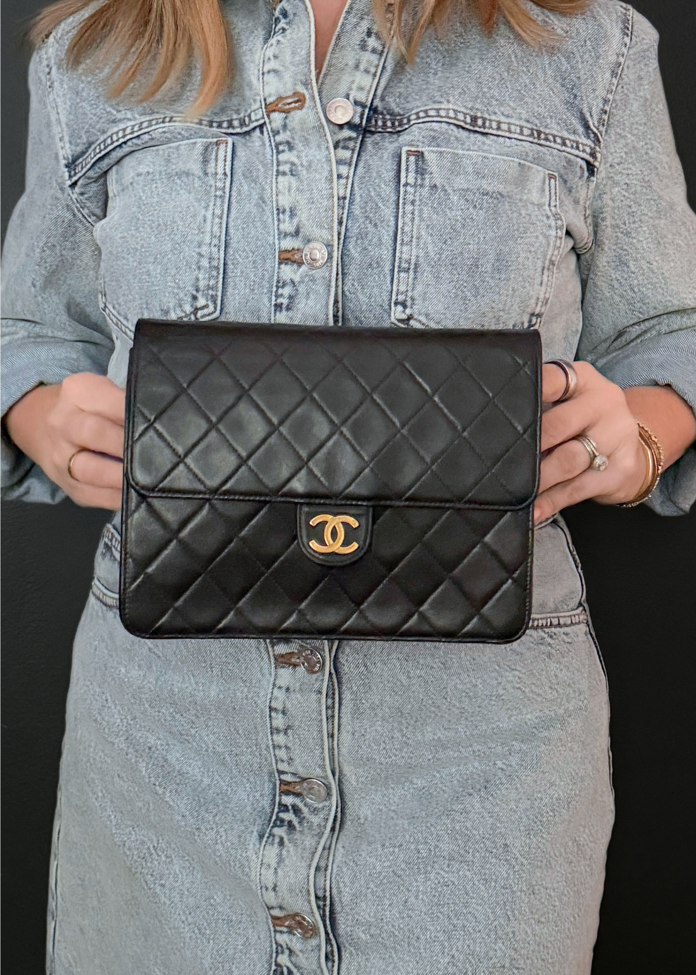 CHANEL MATELASSÉ SINGLE FLAP BAG