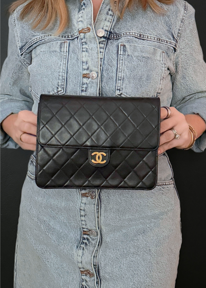 CHANEL MATELASSÉ SINGLE FLAP BAG