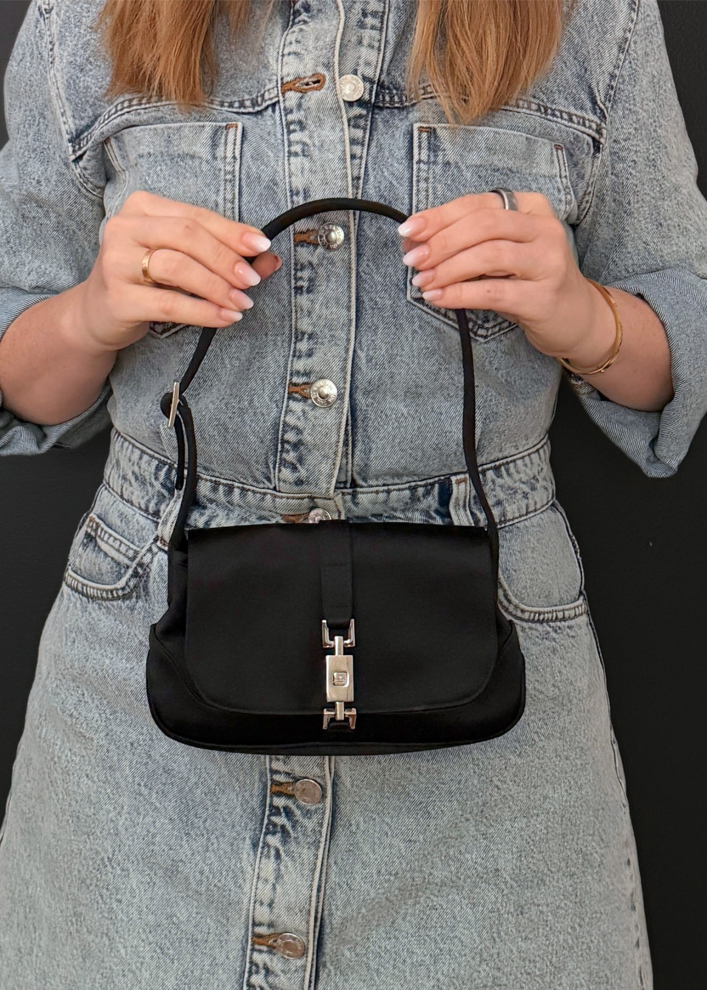 GUCCI SATIN MINI JACKIE