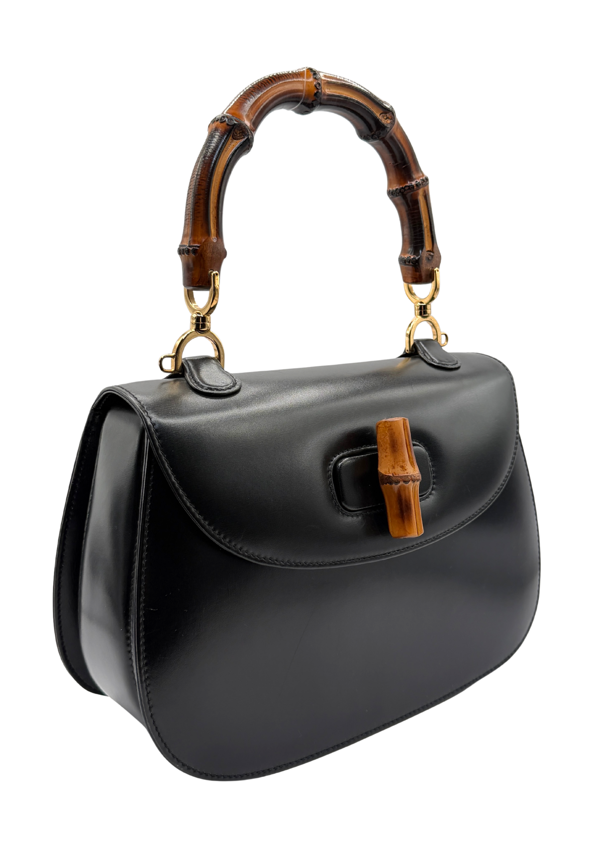 GUCCI 1947 BAMBOO TOP HANDLE BAG
