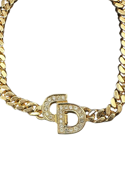 Christian Dior CD Chain Bracelet