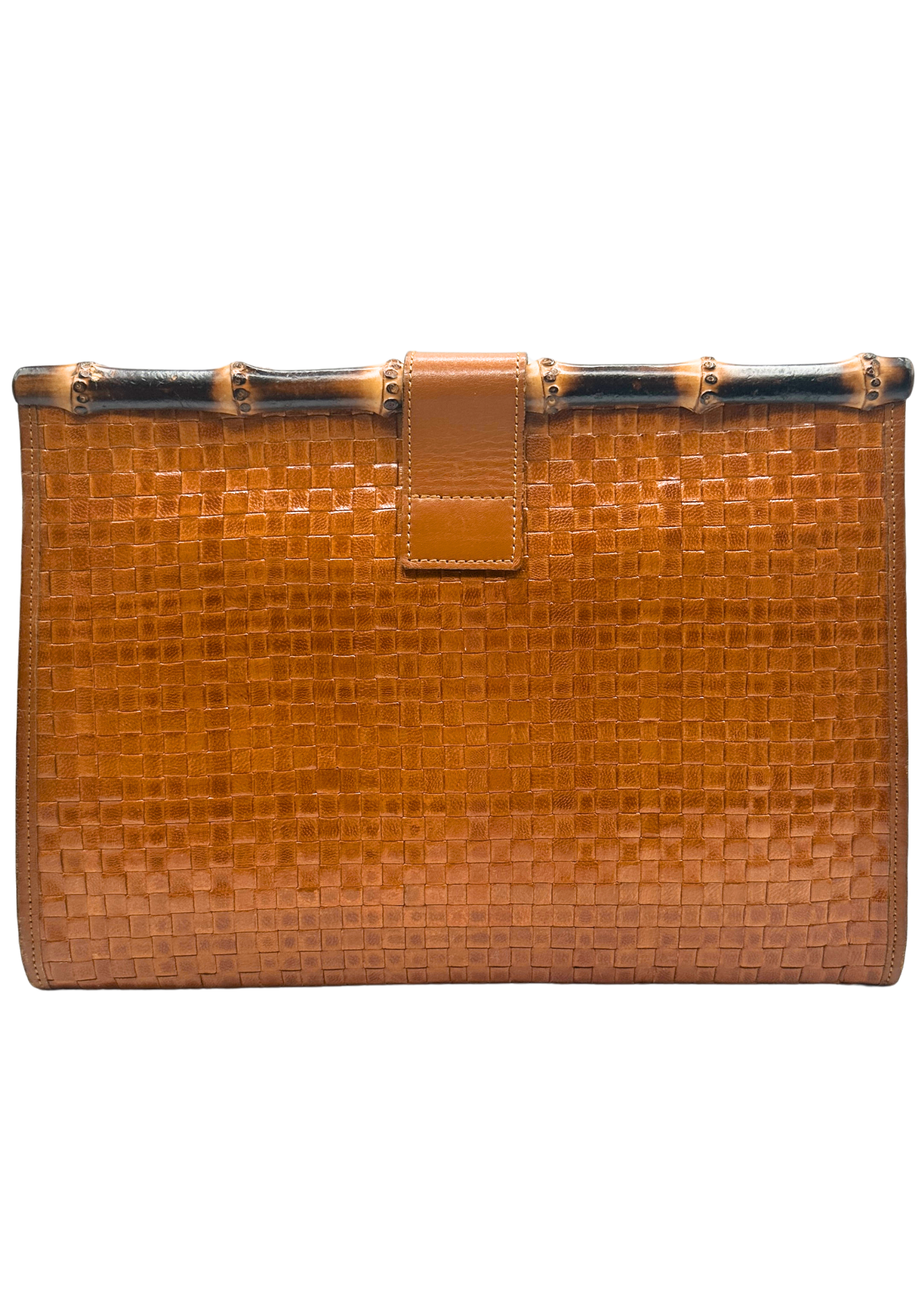 YVES SAINT LAURENT BAMBOO CLUTCH