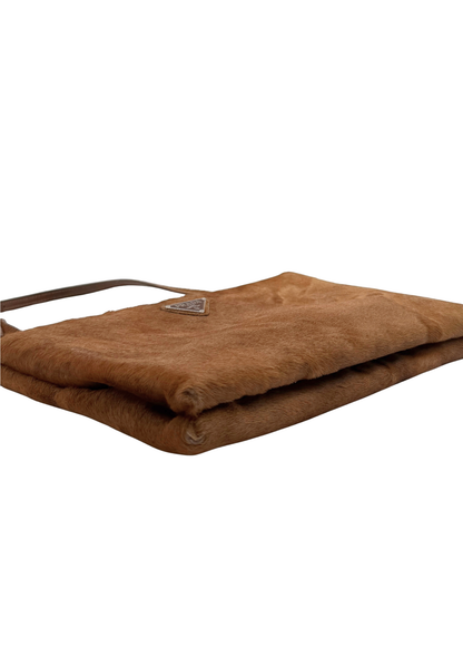 PRADA PONYHAIR SHOULDER BAG & CLUTCH