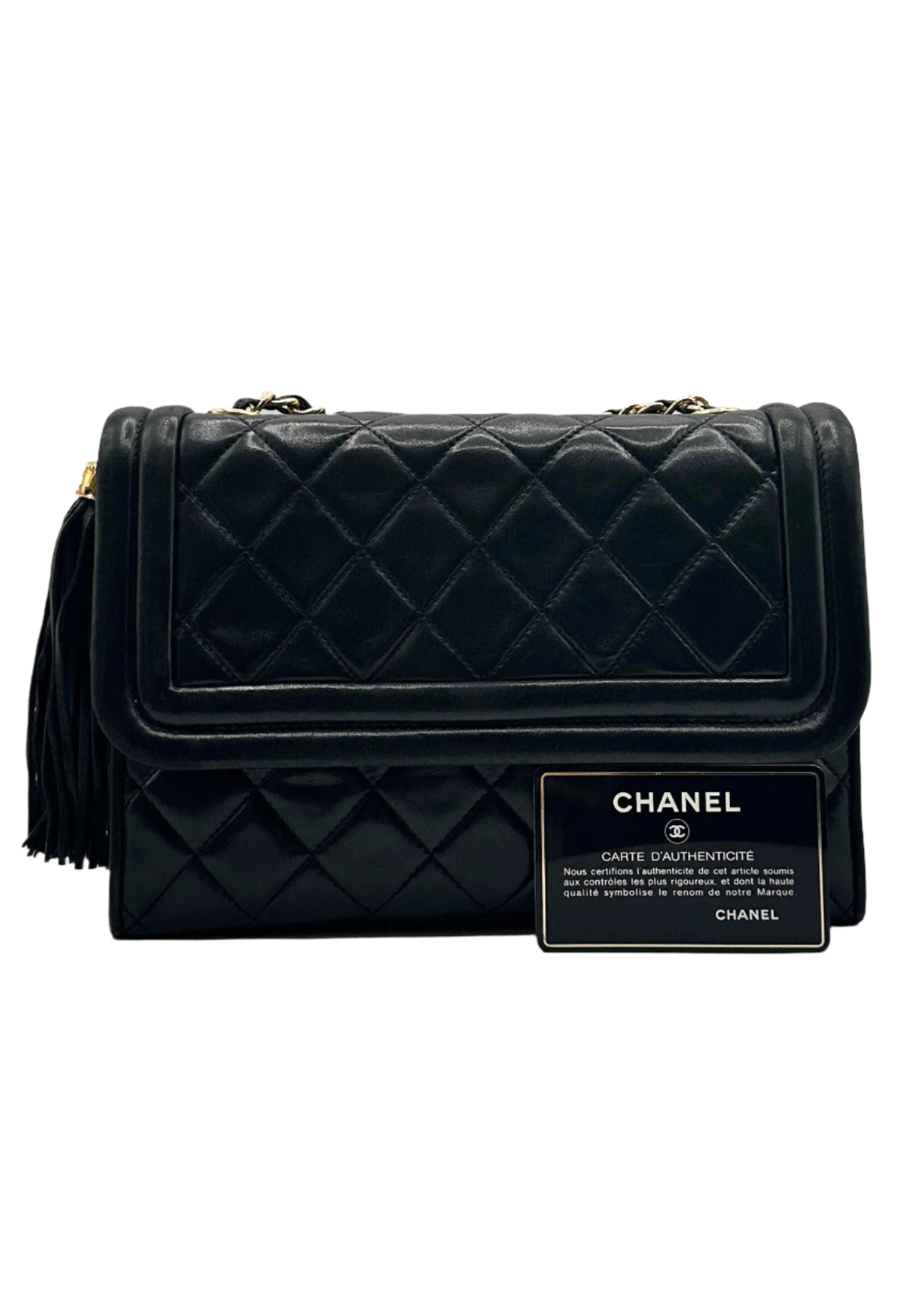 Chanel Quilted Tassel Flap Bag