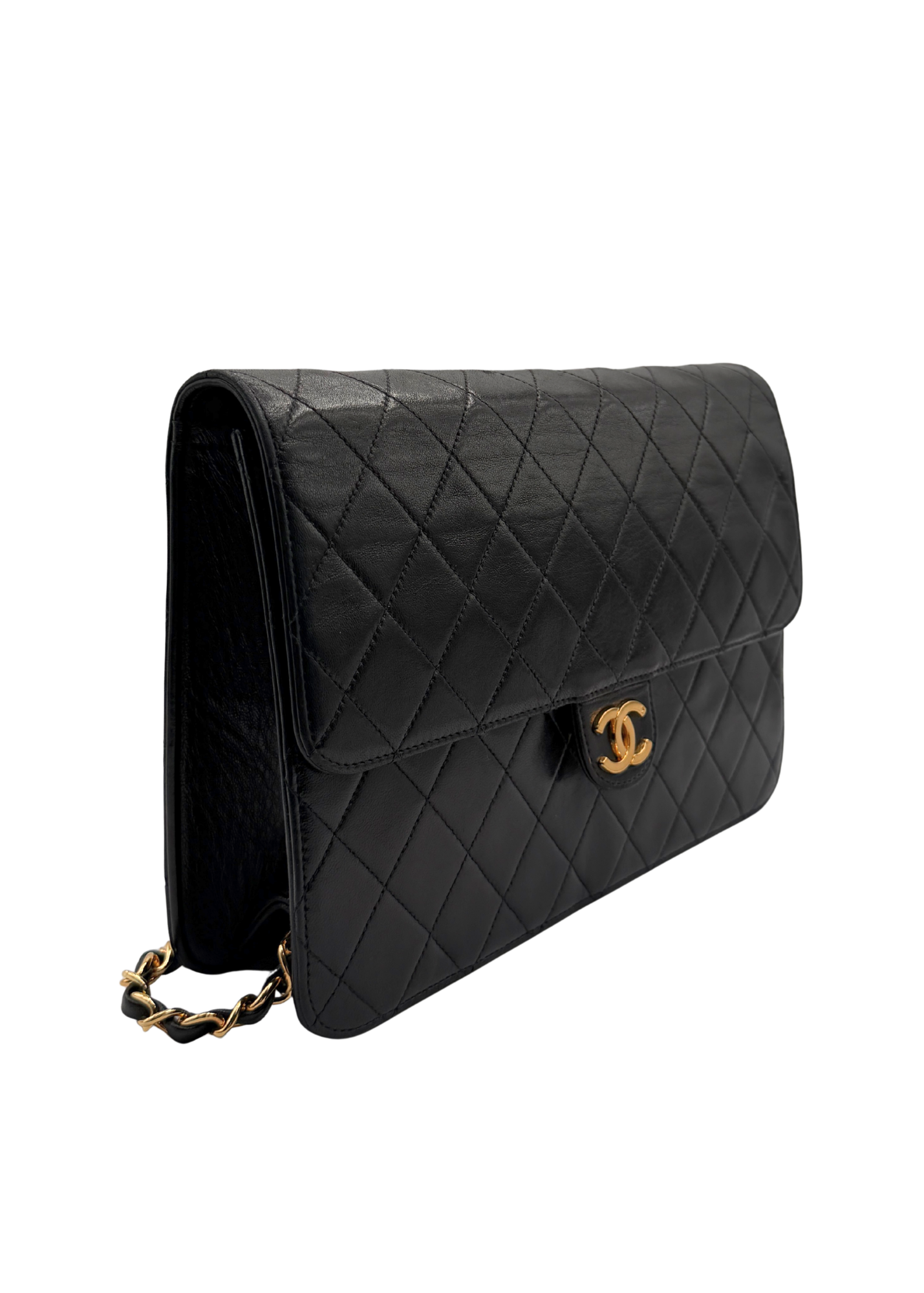 CHANEL MATELASSÉ SINGLE FLAP BAG