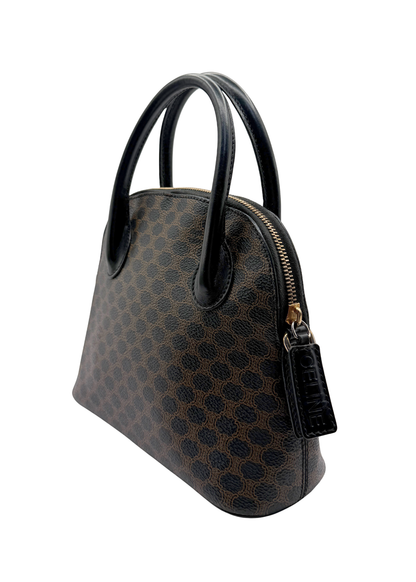 RARE CELINE MACADAM TOP HANDLE CROSSBODY BAG