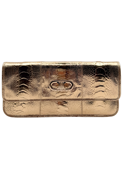 CELINE CROCODILE CLUTCH & SHOULDER BAG
