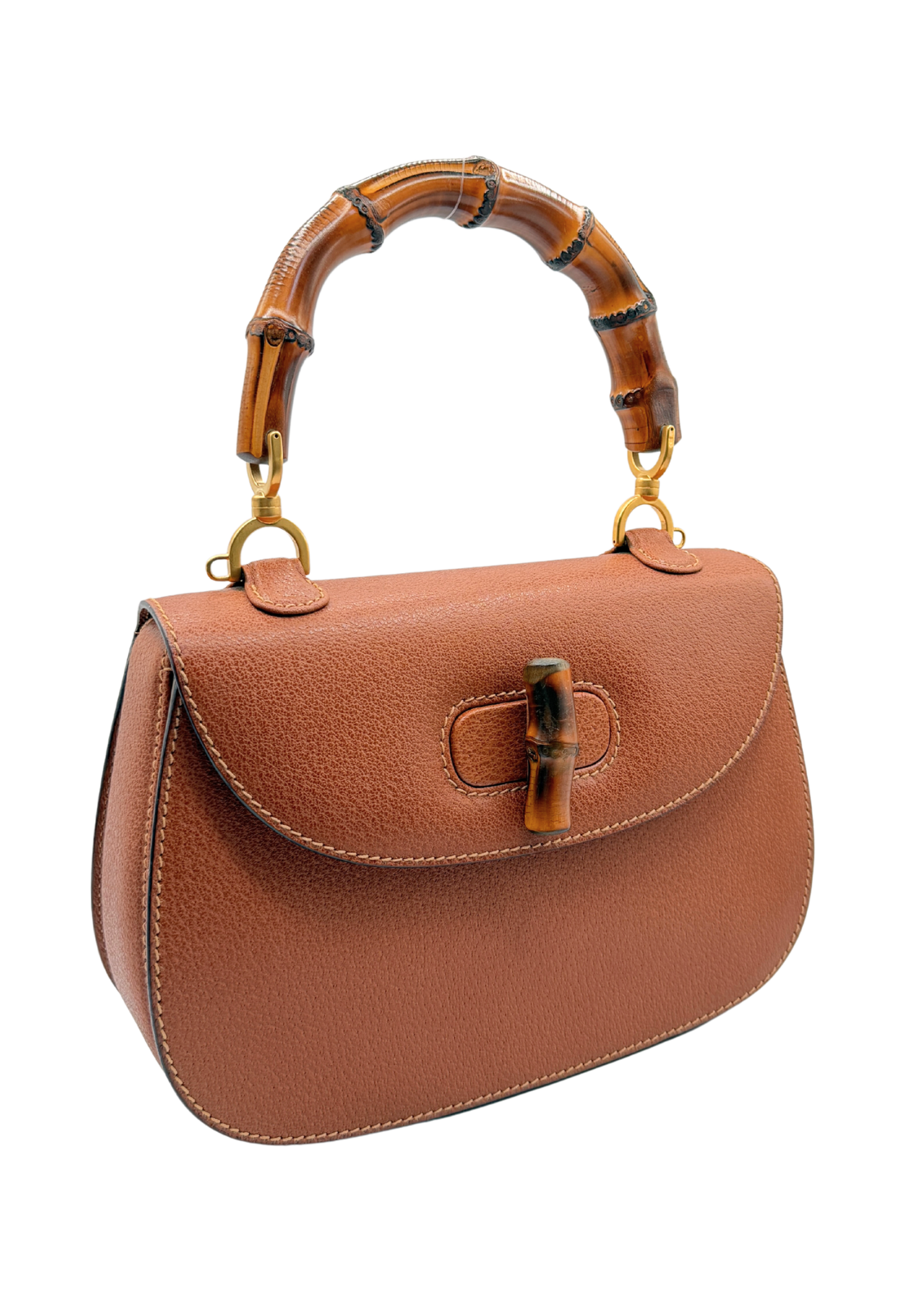 GUCCI 1947 BAMBOO TOP HANDLE BAG