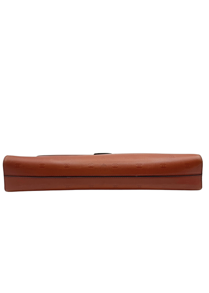 CHANEL CC EMBOSSED CLUTCH
