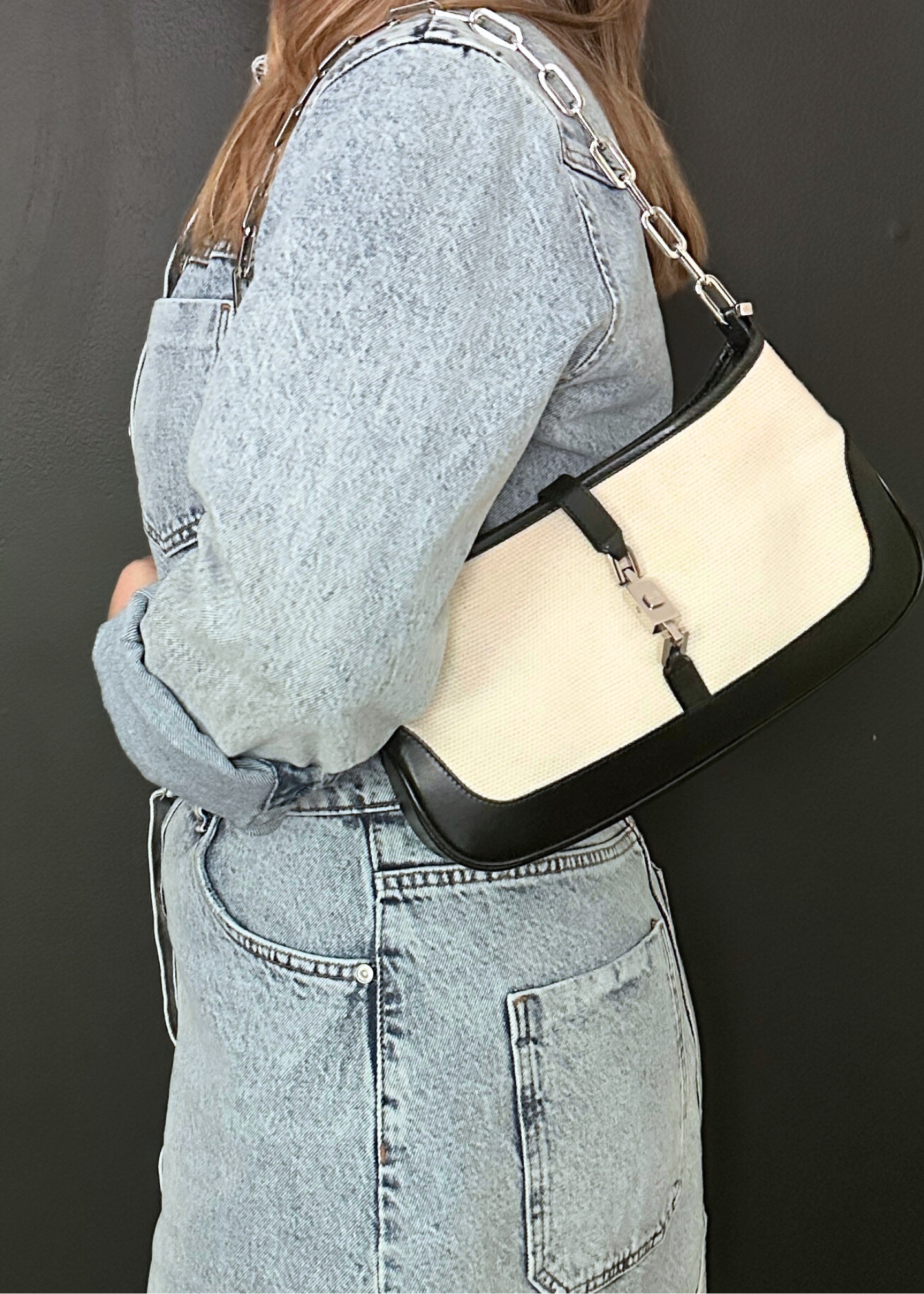 GUCCI JACKIE CHAIN SHOULDER BAG