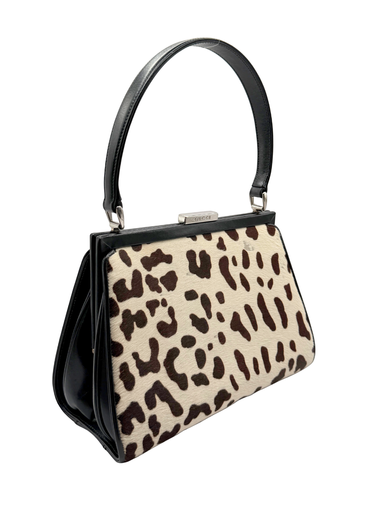 RARE GUCCI PONYHAIR TOP HANDLE BAG