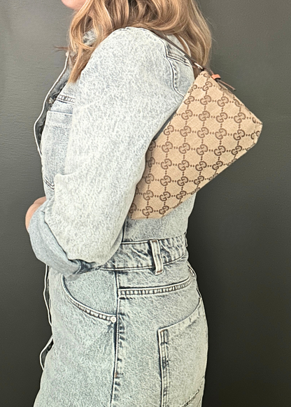 GUCCI MONOGRAM POCHETTE