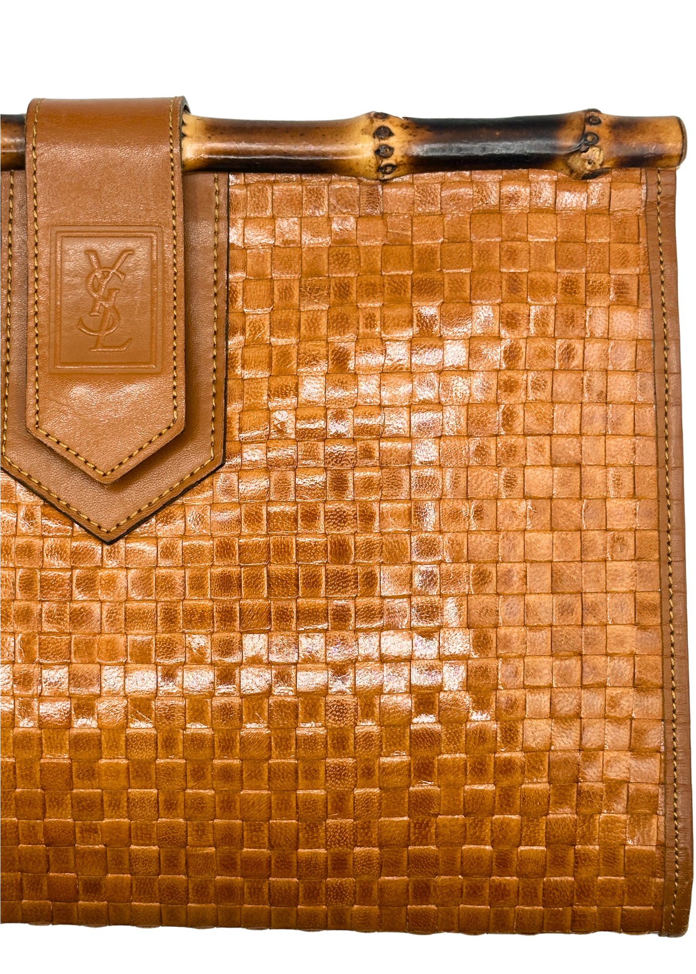 YVES SAINT LAURENT BAMBOO CLUTCH