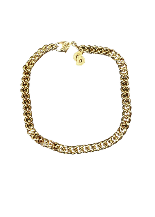 Christian Dior Curb Chain Bracelet