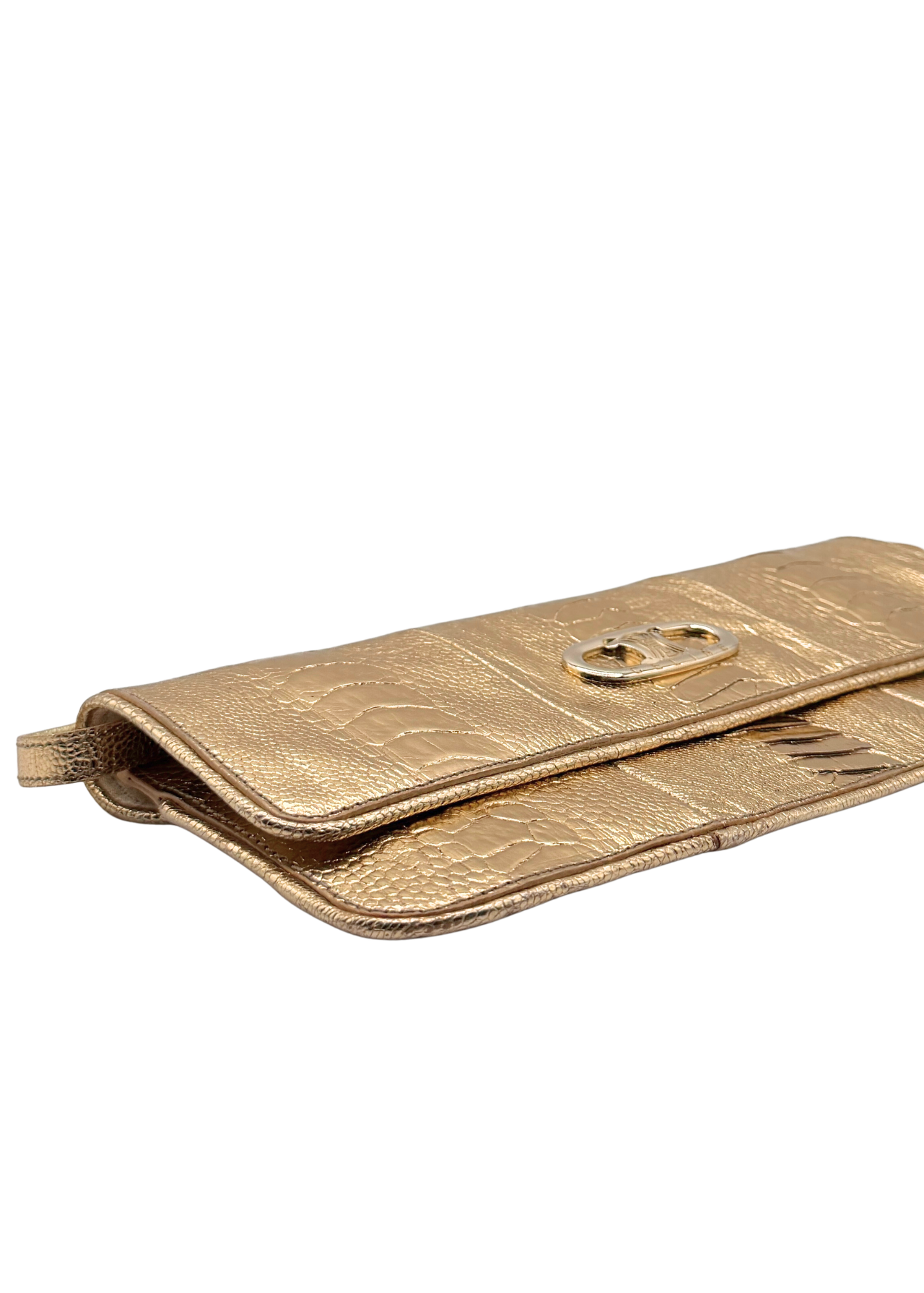CELINE CROCODILE CLUTCH & SHOULDER BAG