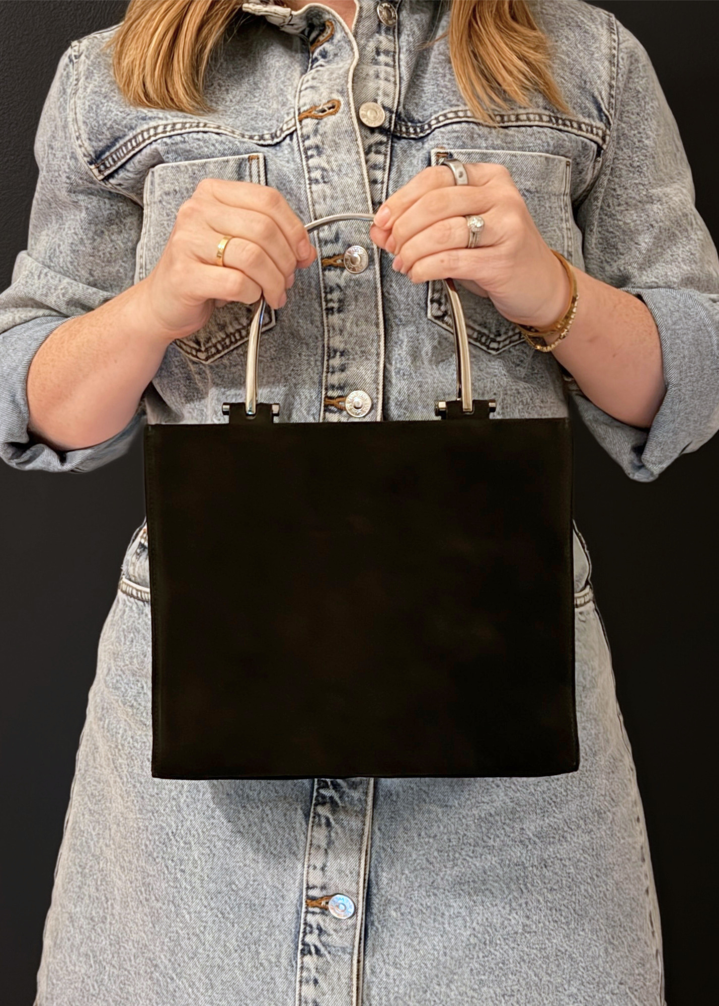 GUCCI SUEDE HORSEBIT TOTE