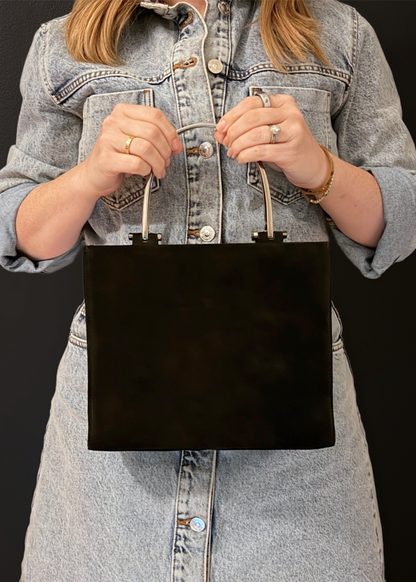 GUCCI SUEDE HORSEBIT TOTE