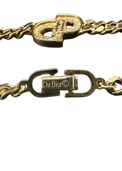 Christian Dior CD Chain Bracelet