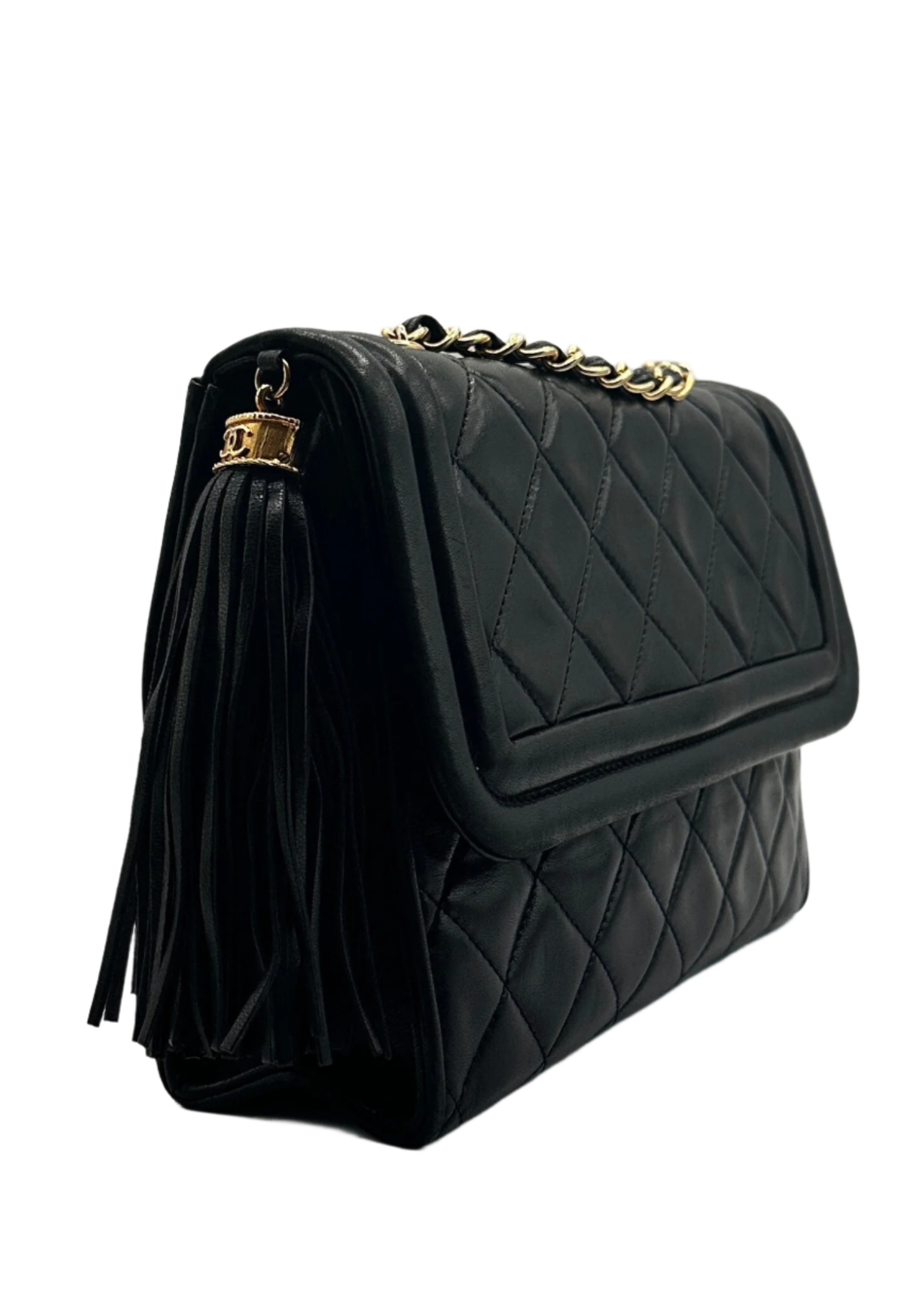 Chanel Quilted Tassel Flap Bag