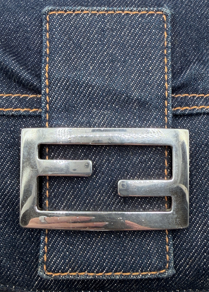 FENDI DENIM BAGUETTE