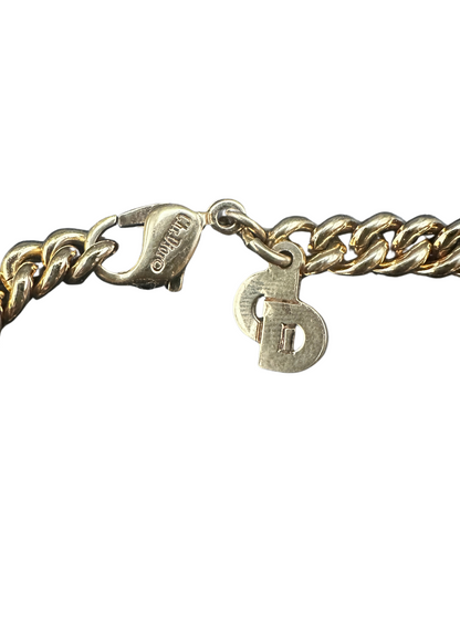 Christian Dior Curb Chain Bracelet