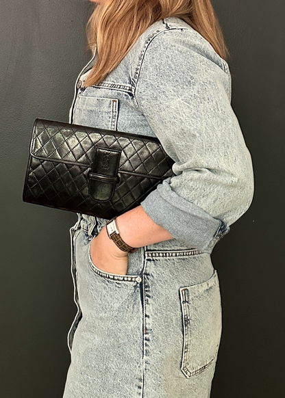 YVES SAINT LAURENT QUILTED CLUTCH