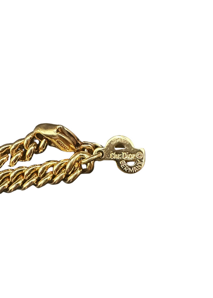 Christian Dior Curb Chain Bracelet