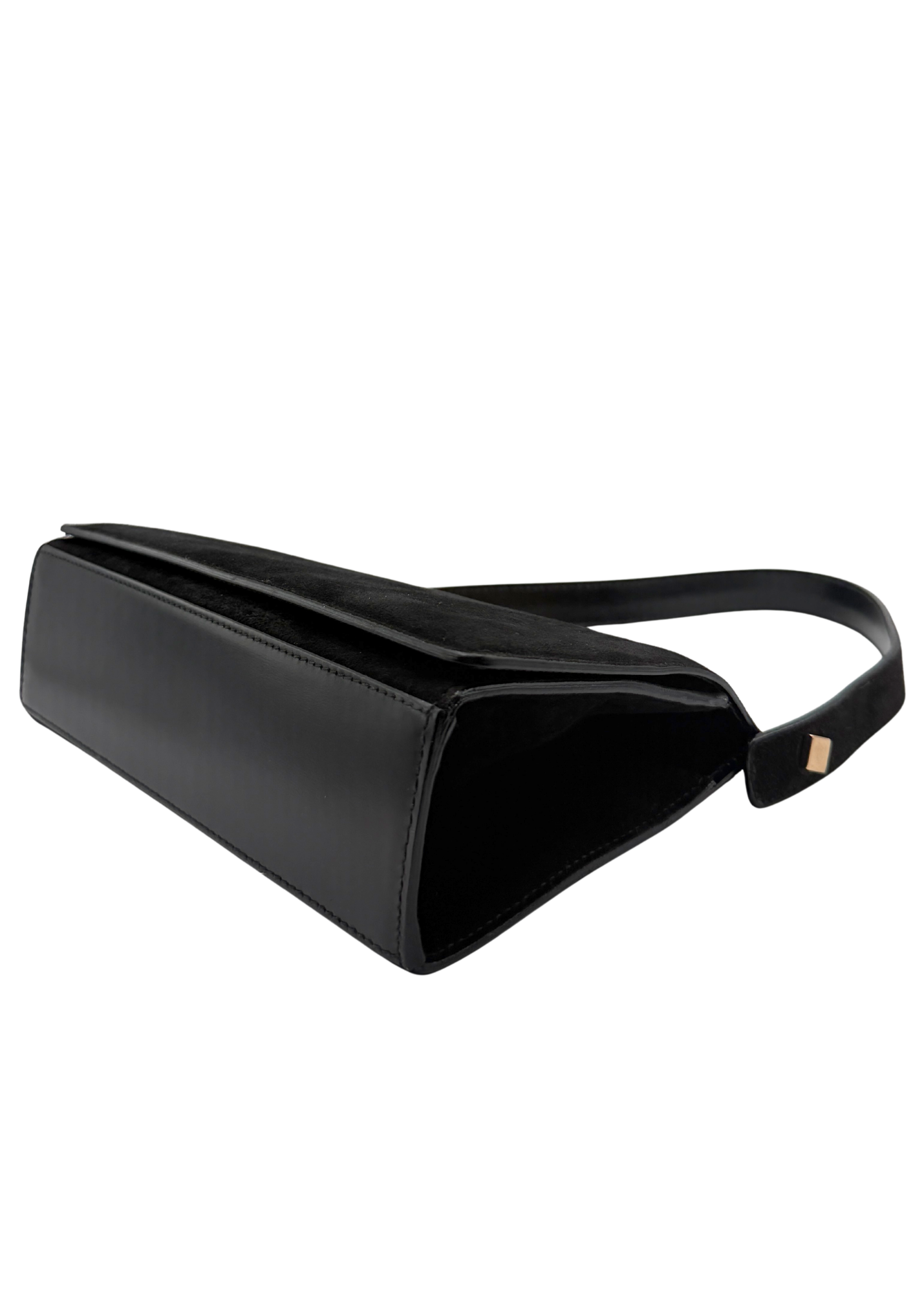 GUCCI SUEDE FLAP BAG